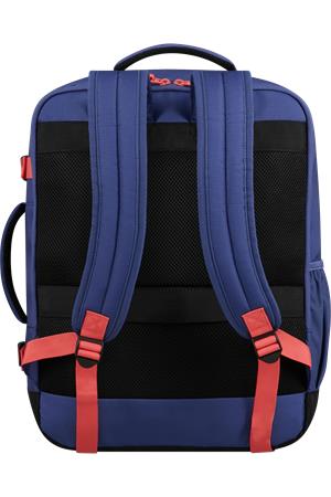 Hátizsák, kabin méret, 38l, M-es, AMERICAN TOURISTER "Take2Cabin", lila/korall